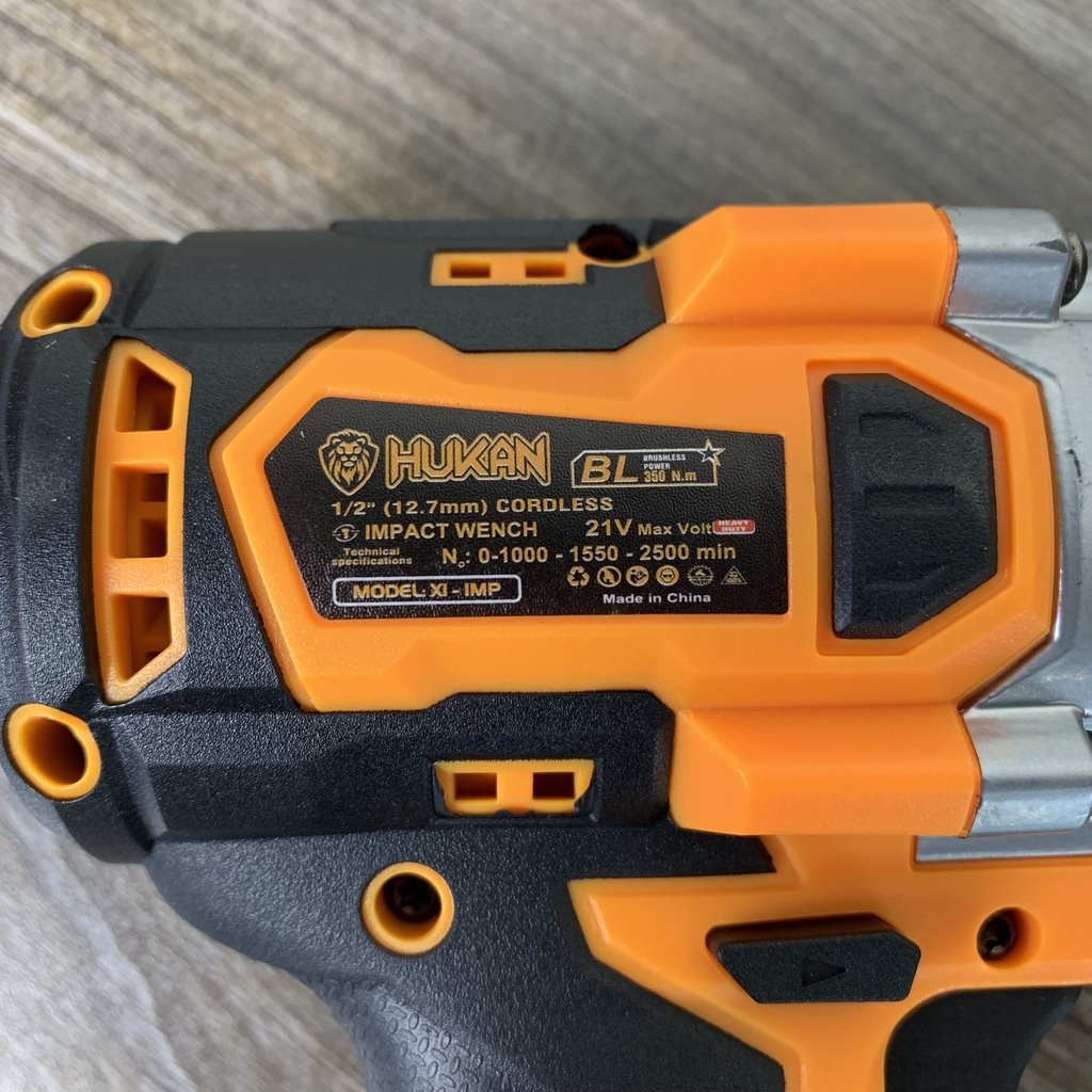 Thân Máy Siết Bulong HUKAN HK-X1-IMP Lực Siết 350 N.m Chân Pin Phổ Thông
