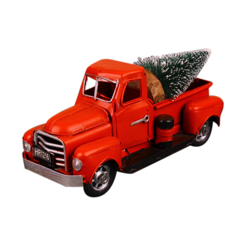 New Stock Metal Rustic Pickup Truck Christmas Tree,Home Christmas Decorations