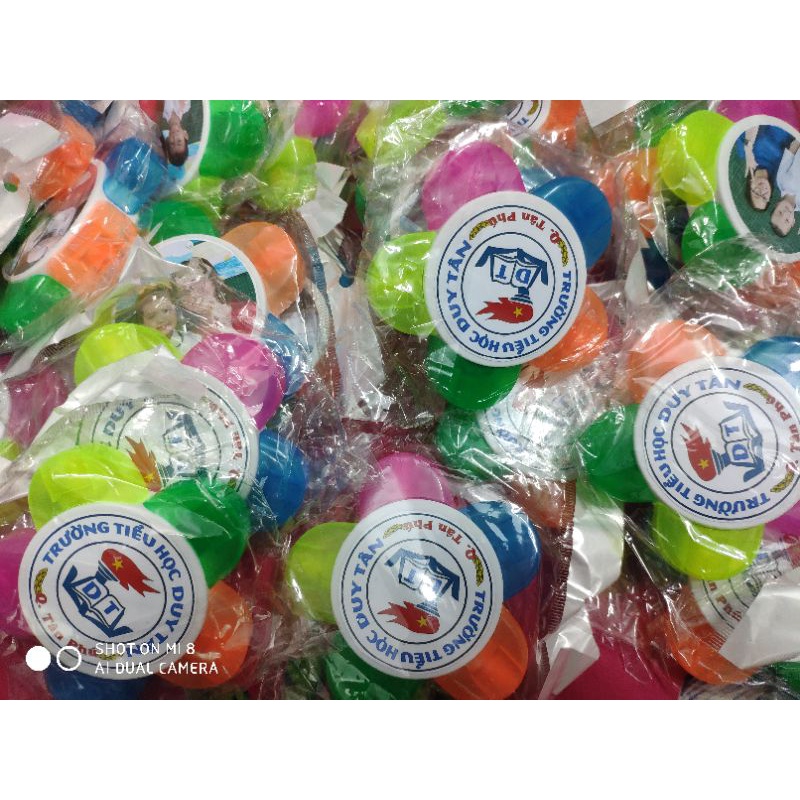 Bút đánh dấu - bút dạ quang bông 5 màu - cánh hoa in 2 mặt ảnh - bút ghi nhớ