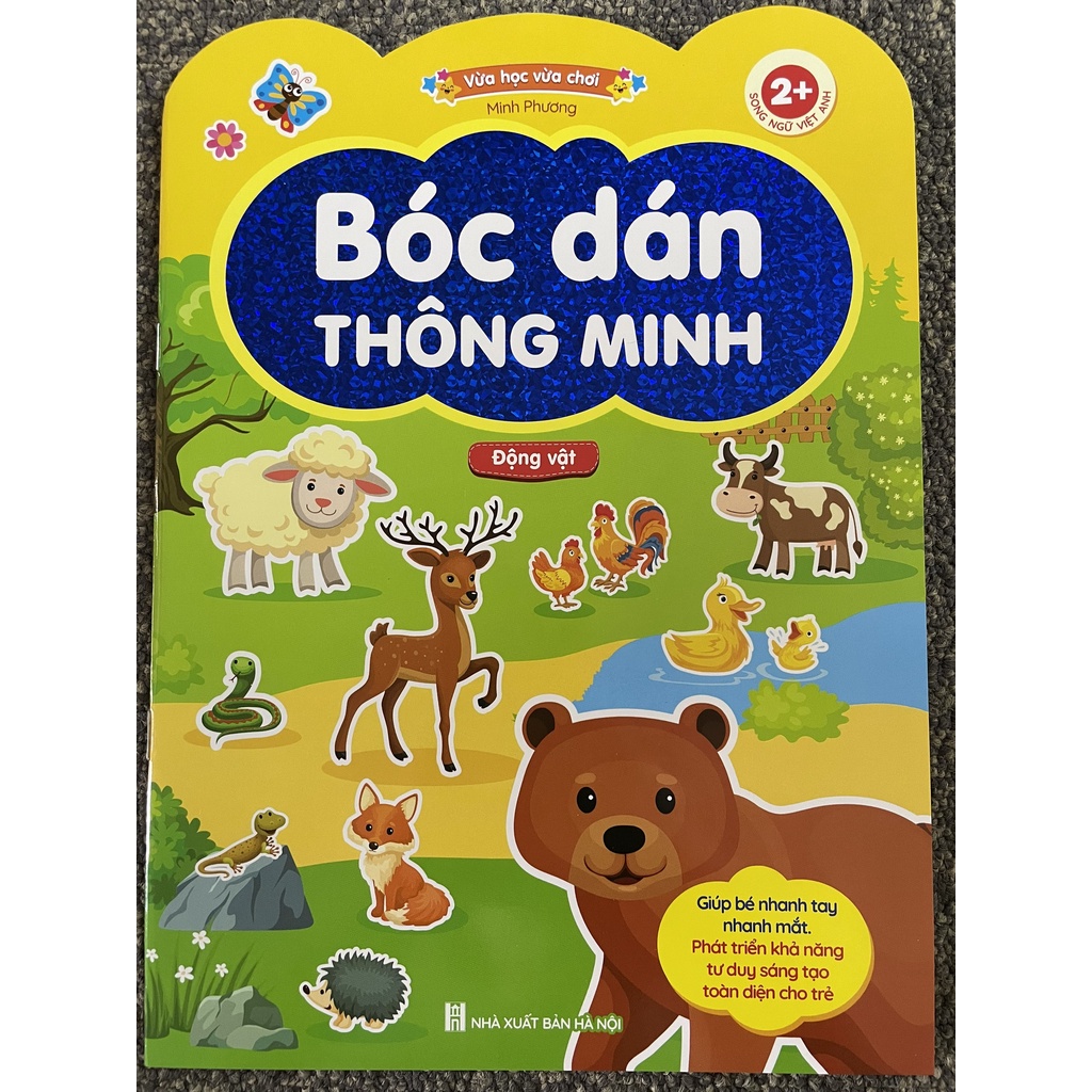 Sách - Bóc Dán Thông Minh - Song Ngữ Việt Anh (Dành Cho Trẻ Từ 2-6 Tuổi) (Bộ 6 Cuốn)