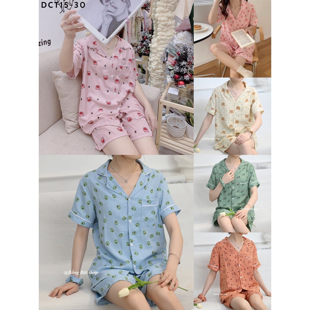 TẶNG SCRUCHIES BỘ ĐỒ MẶC NHÀ ĐŨI HOT HÈ 2022