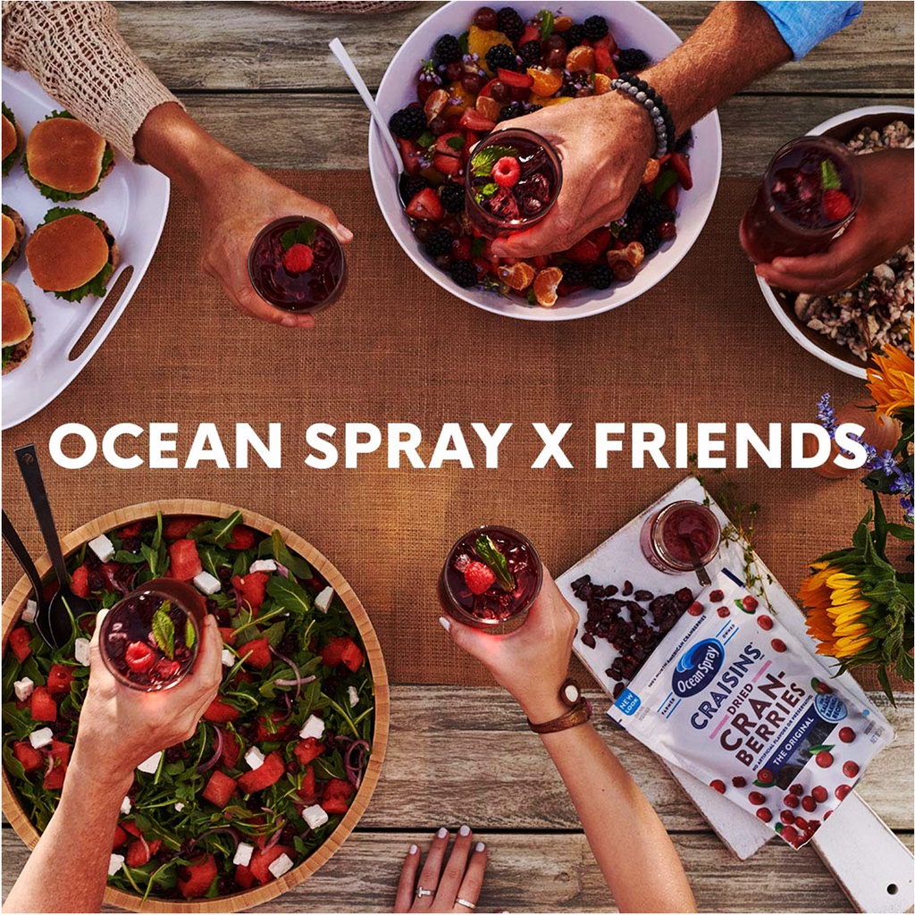 Nam Việt Quất Sấy Khô Vị Tự Nhiên Ocean Spray Craisins Original Dried Cranberries, Gói 170g