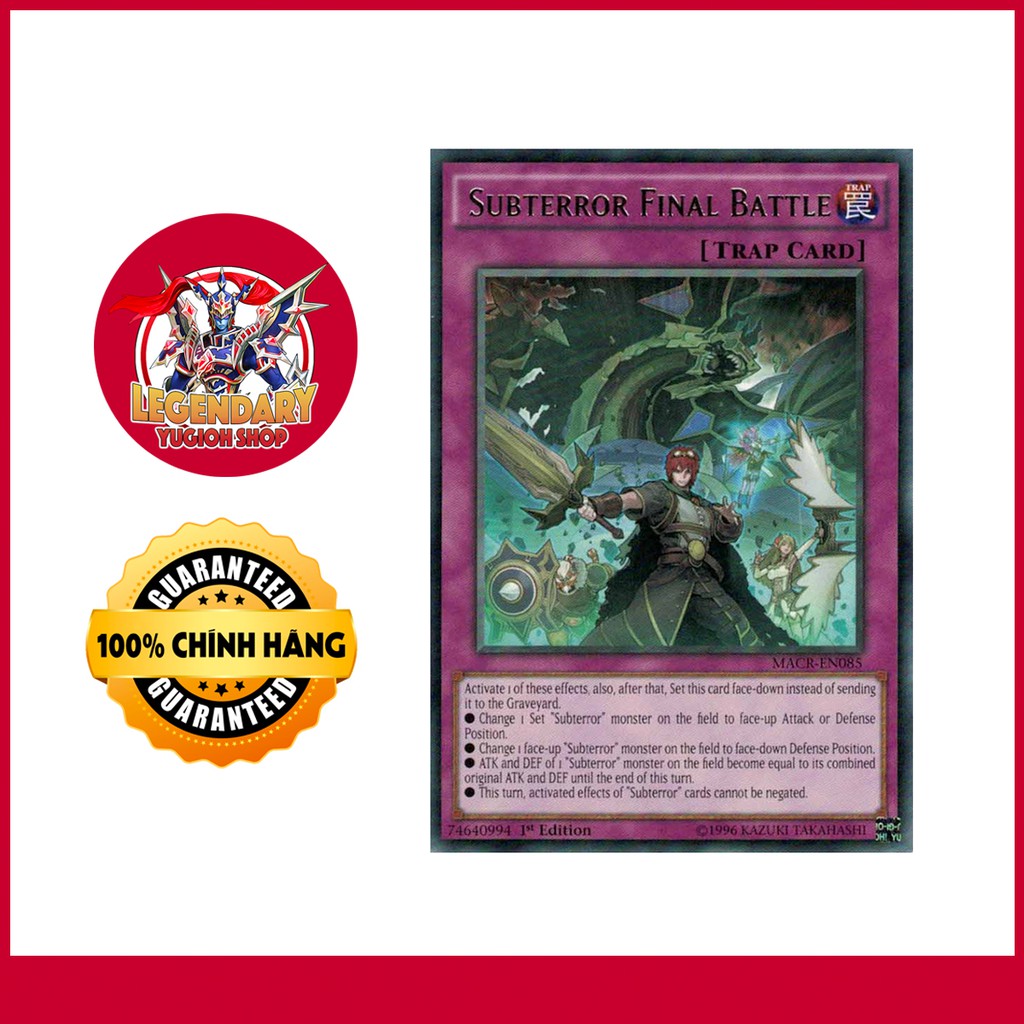 [EN][Thẻ Bài Yugioh Chính Hãng] Subterror Final Battle