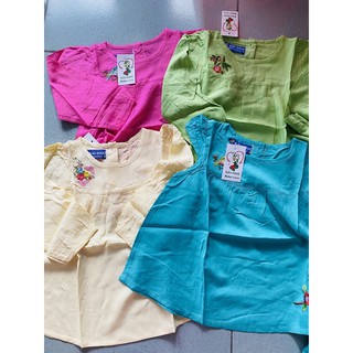 Bộ lanh/tole nhiều màu bé gái 3 dài & 1 lưng