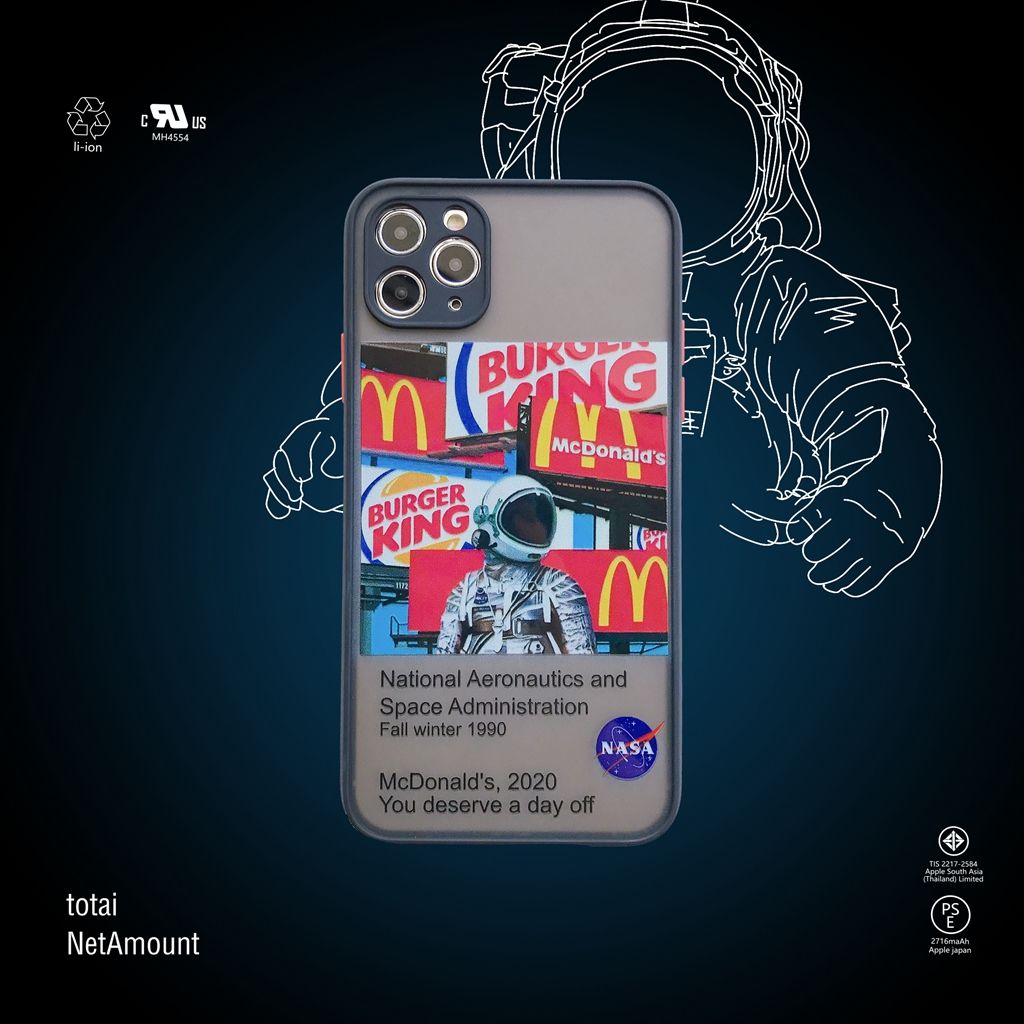 Ốp điện thoại PC họa tiết phi hành gia NASA độc đáo cho iPhone 11 Pro X XS Max XR 8 7 Plus SE 2020 | BigBuy360 - bigbuy360.vn