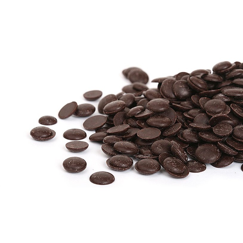 [200g] Sô cô la nguyên chất Nút Đen 65% [VN] PURATOS Dark couverture chocolate (chiết túi lẻ) (pr-hl) (nw5)