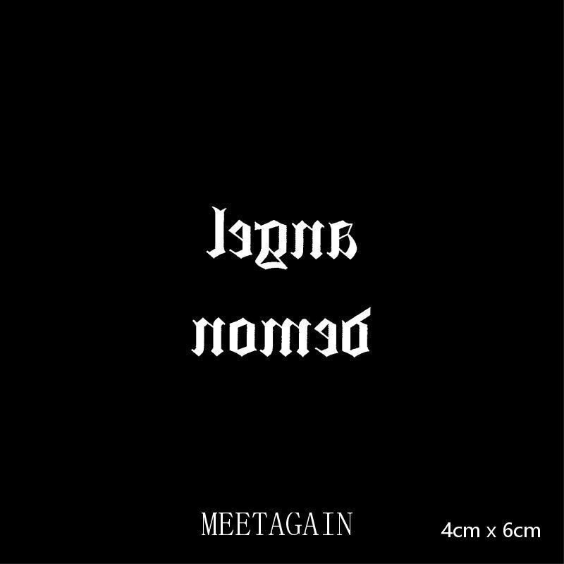 Hình xăm dán tạm thời không thấm nước 4cm x 6cm dài lâu đến 15 ngày S-017