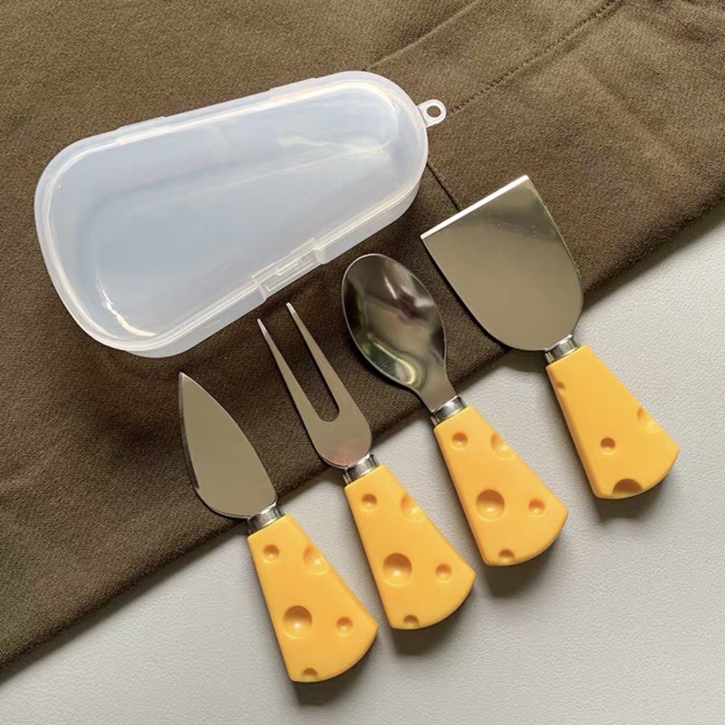 BỘ THÌA NĨA HÌNH PHÔ MAI XINH XẮN