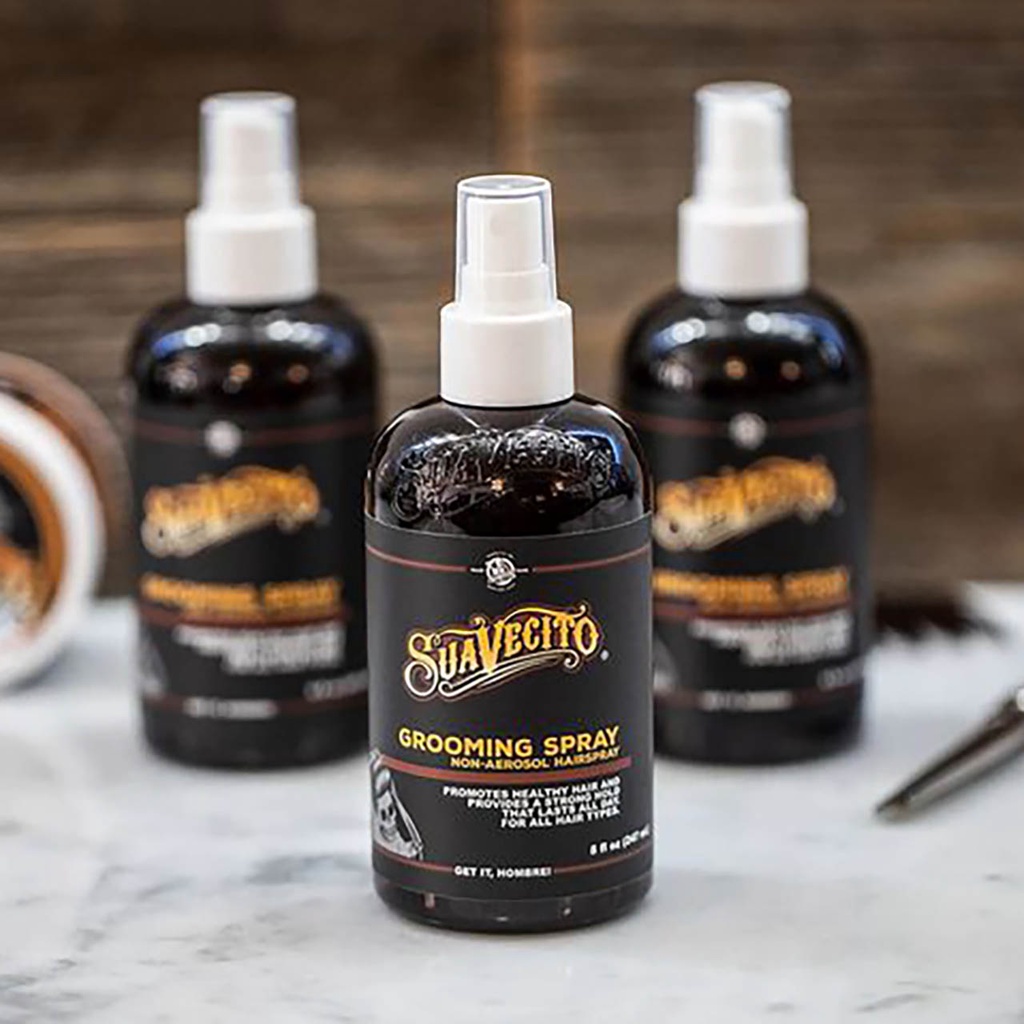 Xịt tạo phồng tóc Suavecito Grooming Spray 236ml