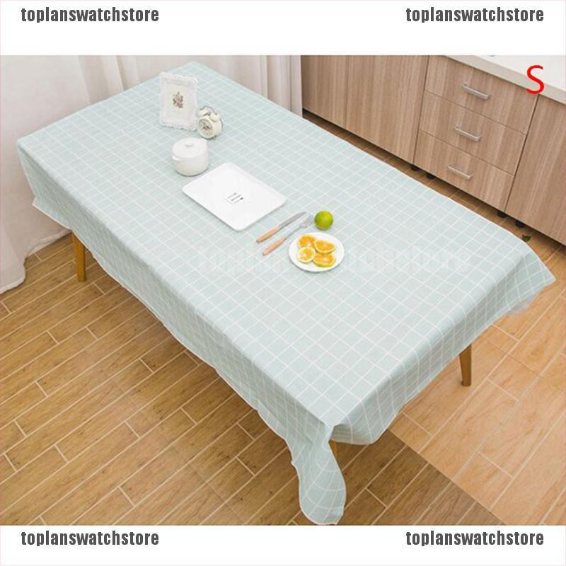 Khăn Trải Bàn Vải Lanh Kẻ Caro Trắng Đen Sang Trọng