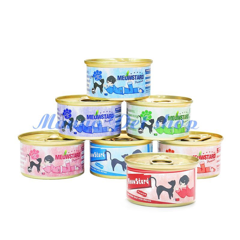 Pate Meowstard Hộp 80Gr Cho Mèo 15 Vị Thơm Ngon