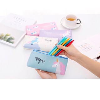Bóp vải đựng bút ngựa một sừng