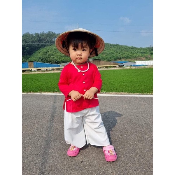 Nón lá vẽ,nón lá trơn cho bé