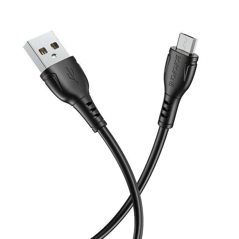 Dây sạc nhanh BOROFONE BX51 sạc nhanh 2.4A/3A Cho IP/Android Micro/Android TypeC dài 1M