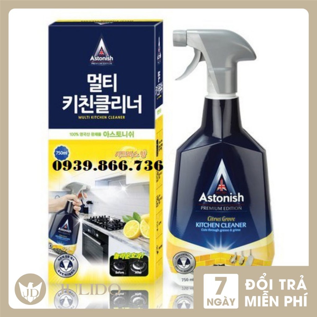 Astonish- Nước lau bếp chanh tươi Astonish C6760- 750ml Thương Hiệu Anh Quốc
