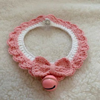 vòng cổ len handmade có lục lạc
