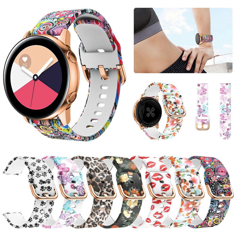 Dây Silicone Thay Thế Cho ĐồNg Hồ Samsung galaxy Active 2 44mm 40mm Active2 20mm