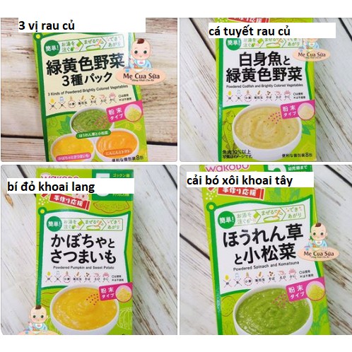 BỘT ĂN KÈM CHÁO/ MÌ/ NUI... CHO BÉ TỪ 5TH TRỞ LÊN