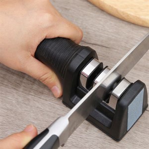 Bộ Mài Dao Cầm Tay 3 Rãnh 3 Cấp Độ Inox Loại Lớn Cao Cấp - Dụng Cụ Mài Dao bền đẹp