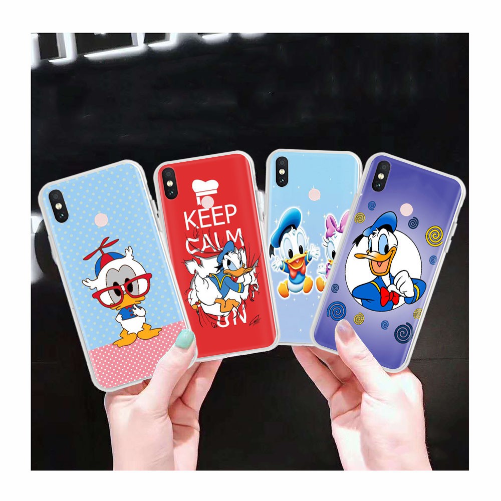 DONALD DUCK Ốp Lưng Trong Suốt Hình Vịt Donald Cho Asus Zenfone 6 6z 5 5z 3 Zoom Live L1 Rogue Phone Strix Ii 7 Pro