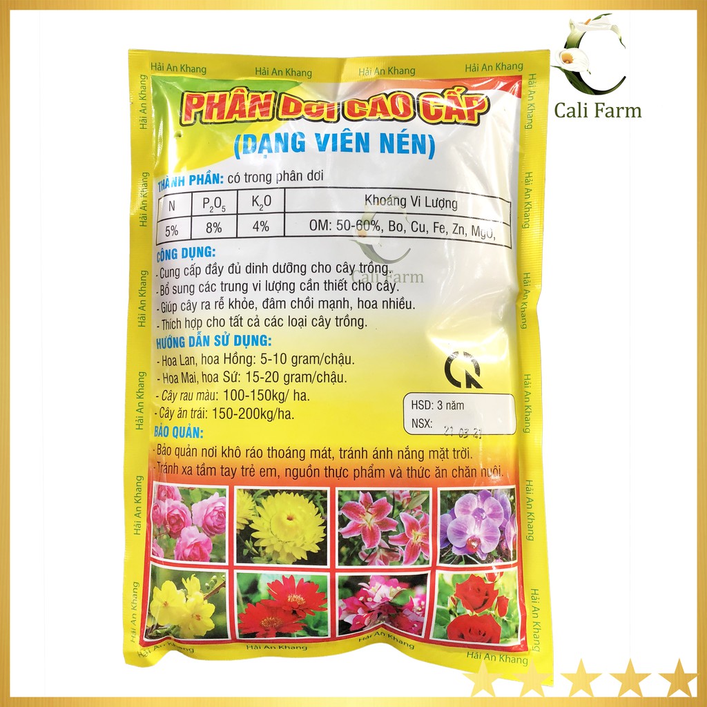 Phân Dơi Cao Cấp 700gram Dạng Viên Nén Siêu Ra Rễ, Đâm Chồi Mạnh, Ra Hoa Nhiều và Bền Hoa