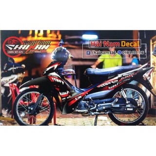 Tem Trùm Elegant  Đen Đỏ Cá Mập