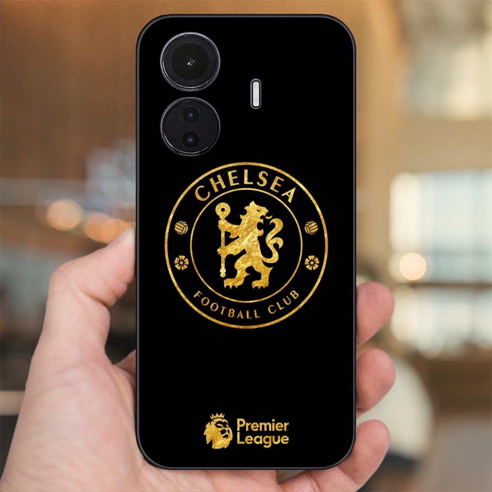 Ốp lưng Vivo S15e viền đen in hình Chelsea FC