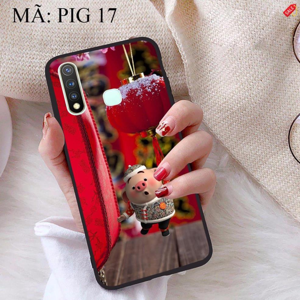 Ốp lưng Vivo Y19 viền dẻo TPU BST Pig Cute