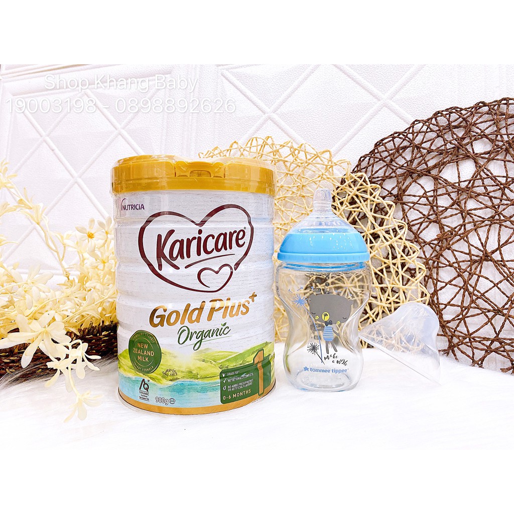 Sữa KARICARE organic gold plus ÚC đủ số 1,2,3 900gr