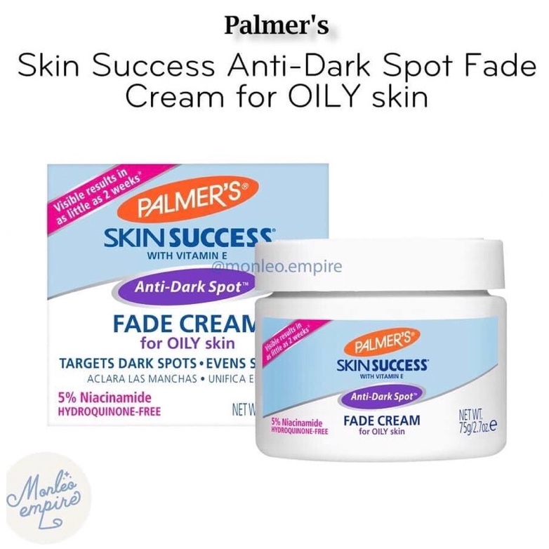 Bill US - Kem dưỡng Niacinamide làm trắng da, mờ thâm Palmers