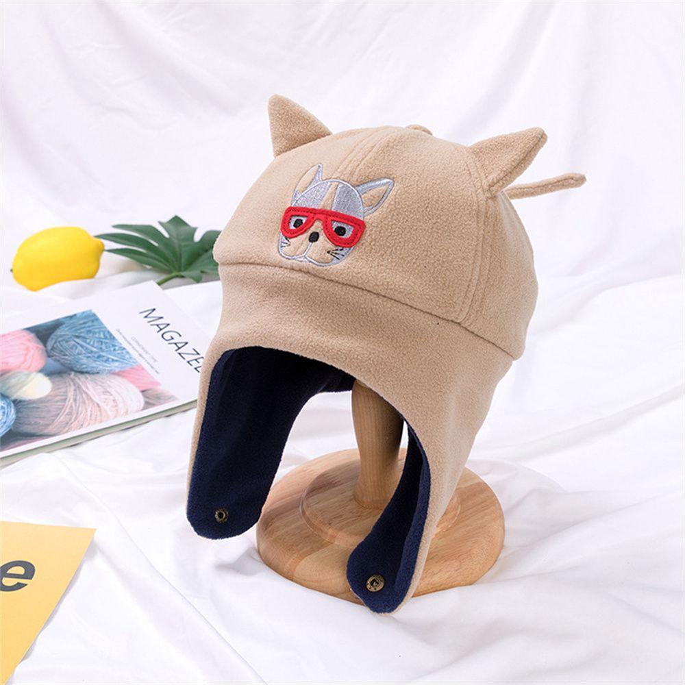 Mũ Len Che Tai Chống Gió Thời Trang Thu Đông Cho Bé