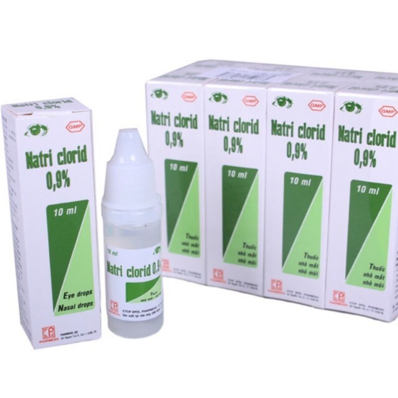 Lốc 10 lọ nước muối sinh lý Hồ Chí Minh nhỏ mắt mũi lọ 10ml