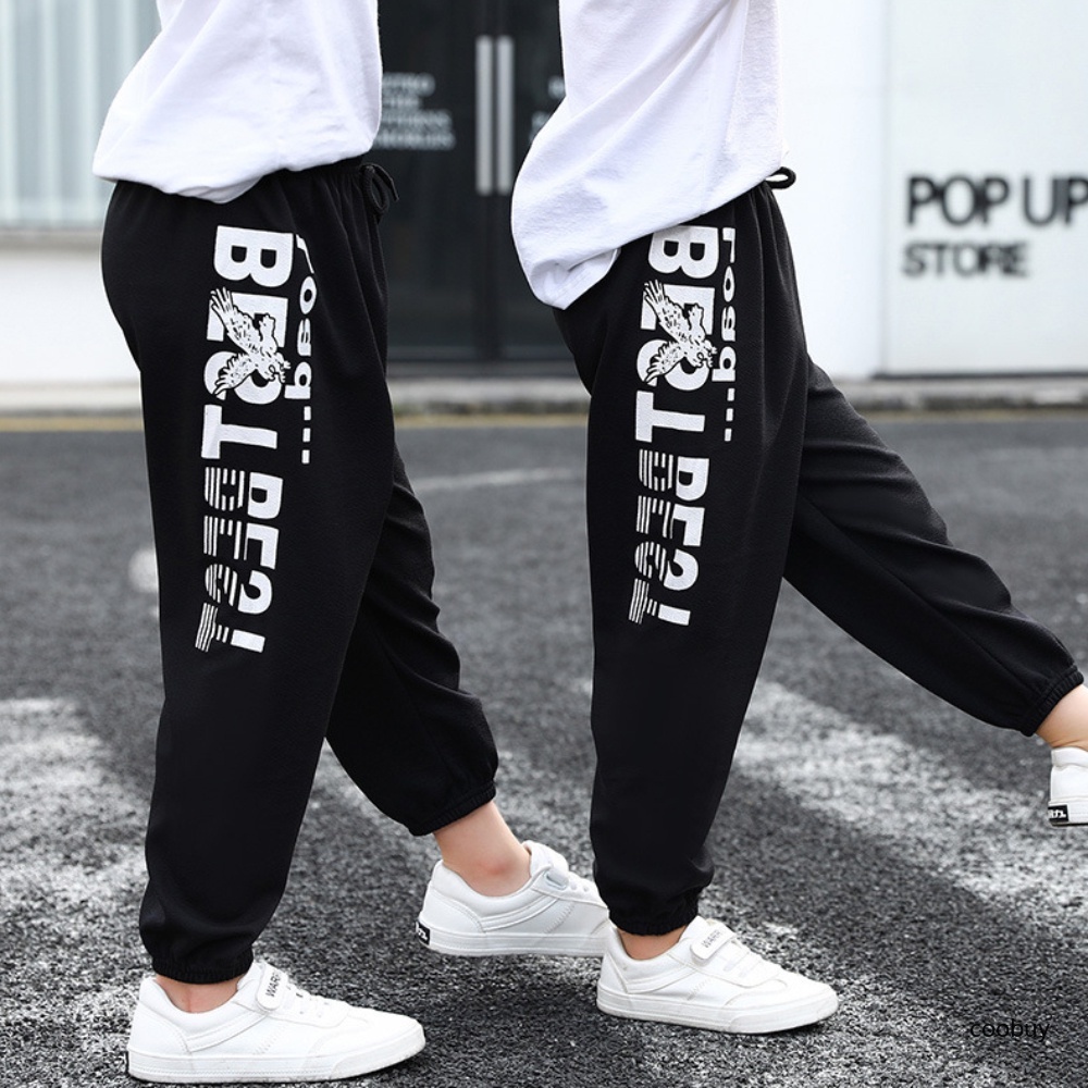 Quần thể thao bé trai và bé gái phong cách hàn quốc thời trang năng động