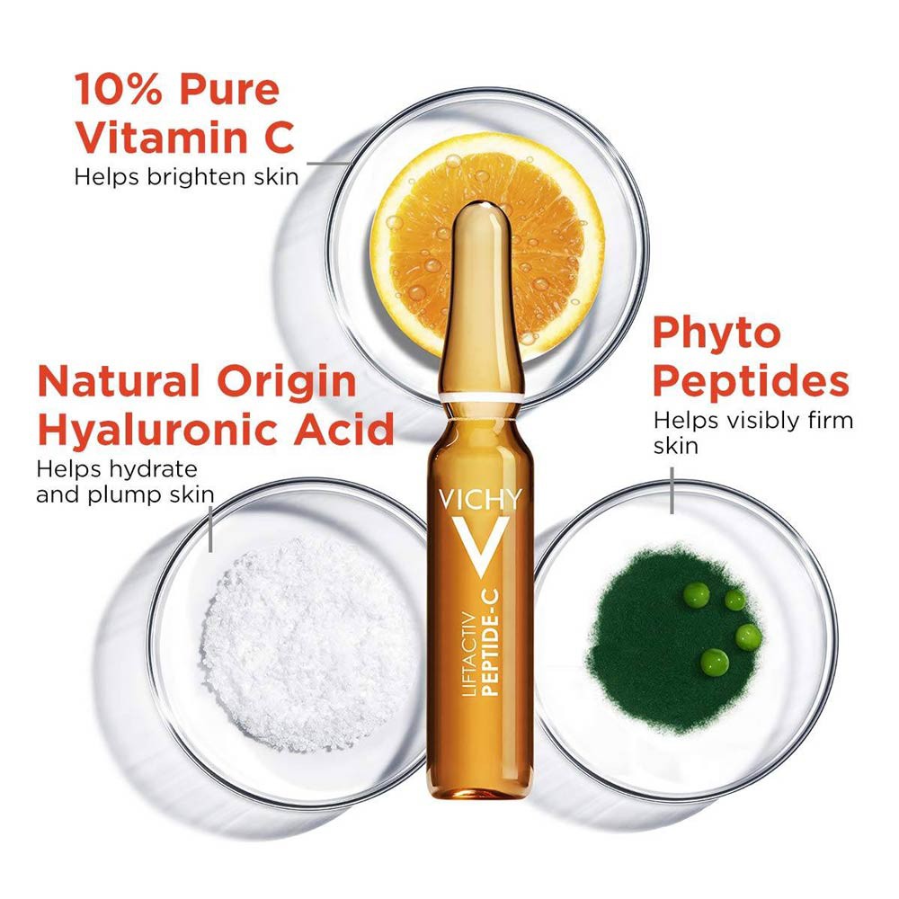 Vichy - Dưỡng chất Peptide-C cô đặc Ngăn Lão Hóa và Dưỡng Sáng Da Liftactiv Ampoule Mini