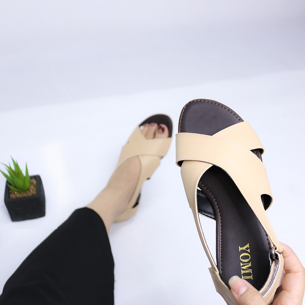 Sandal nữ quai chữ X thời trang nữ đi học, đi chơi, đi dạo thường ngày