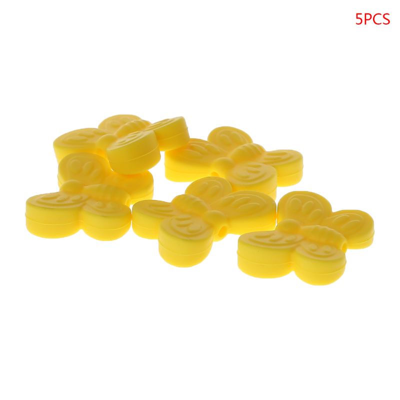 Chuỗi Hạt Silicone Không BPA Hình Hoa / Bướm Làm Đồ Thủ Công Cho Bé