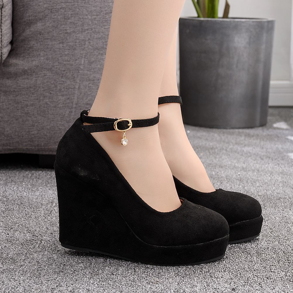 Xxshxy · Giày Đế Xuồng Mũi Tròn Phong Cách Nhật Bản Hàn Quốc Chống Thấm Nước Mùa Xuân Thu Cho Nữ