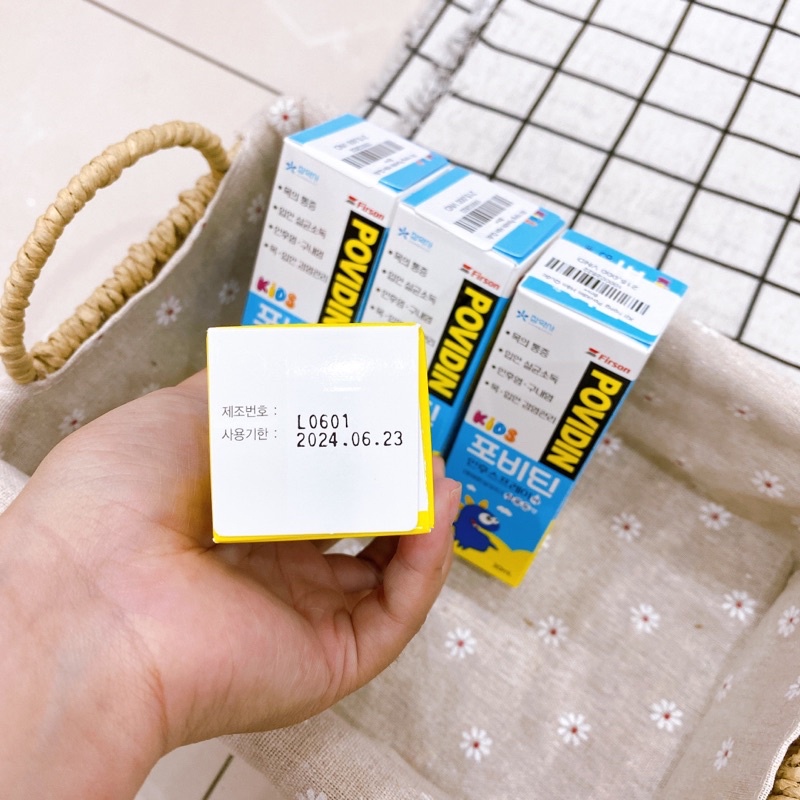 Xịt họng Povidin Hàn Quốc 6m+