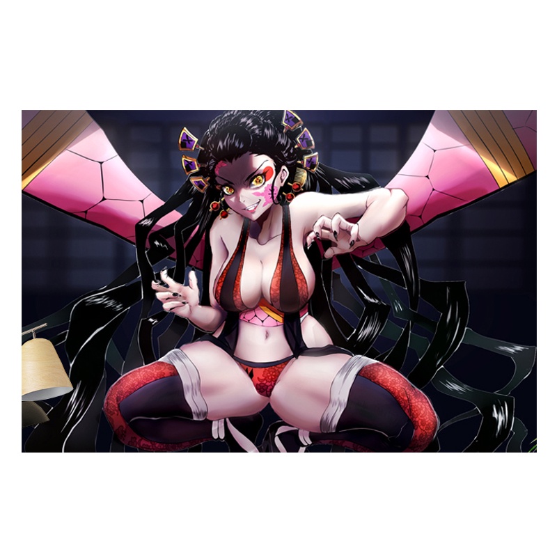 Thảm Treo Tường Trang Trí In Hình Nhân Vật Anime Demon Slayer 18 Banned HD Hudie Shinobuji Mili