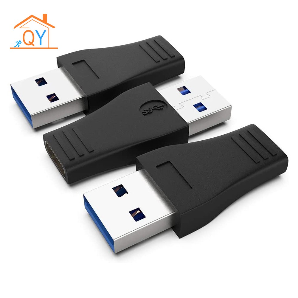 3pcs Usb 3.1 Type C Female To Usb 3.0 Type-A Male Convertervn
