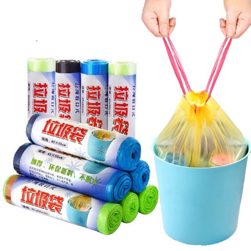 Túi đựng rác có dây rút