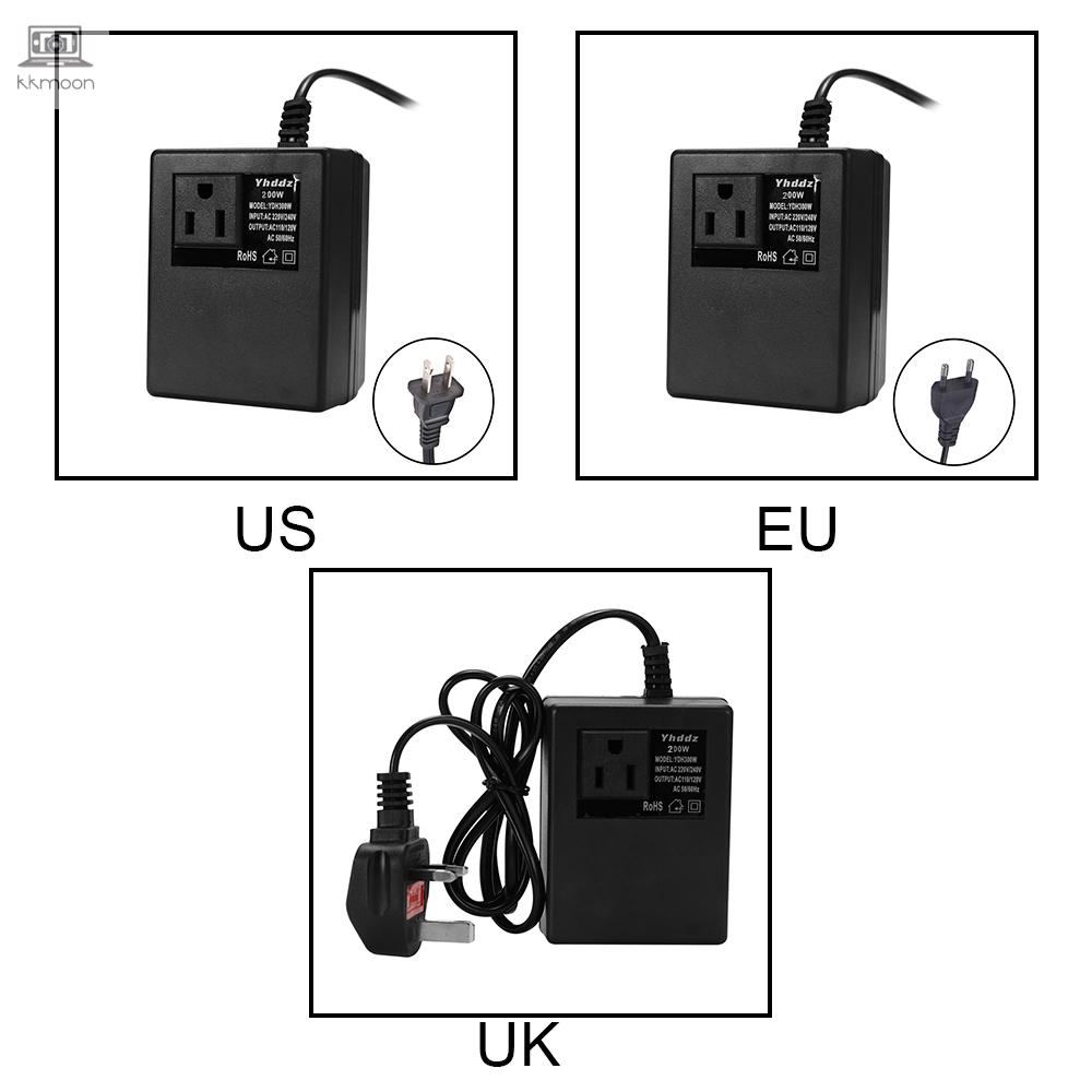 Bộ Chuyển Đổi Nguồn Điện 200w Ac 220v Sang 110v