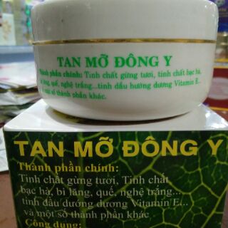 Kem tan mỡ đông y