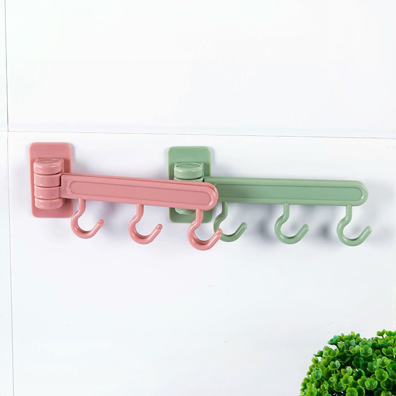 Móc dán tường 6 móc xoay được 12.8cm,,,