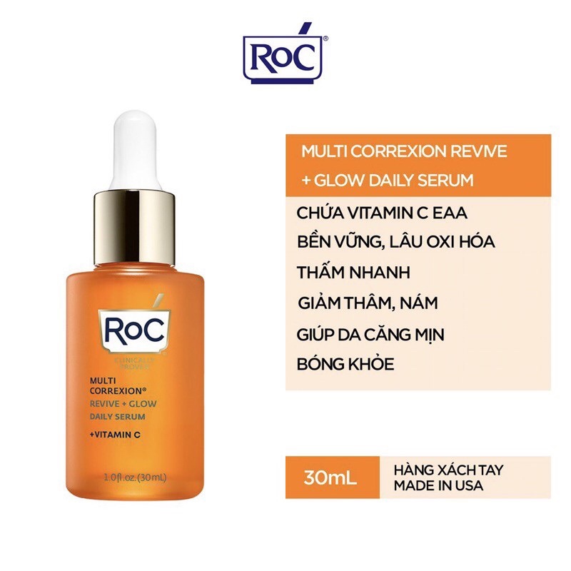 Kem dưỡng ROC Multivation Daily serum with Vitamin C