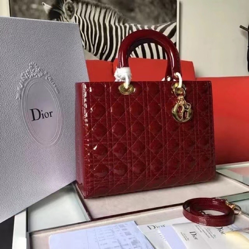Túi xách nữ D.I.O.R laly da bóng size  30cm