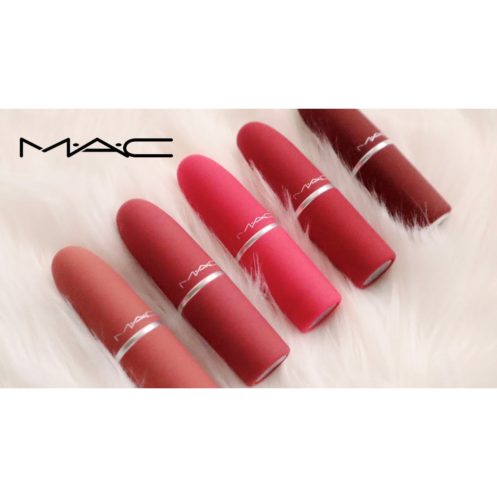 Son môi MAC Powder Kiss Lipstick 3g, Mac 316,314 (Phiên bản giới hạn 2021) | BigBuy360 - bigbuy360.vn