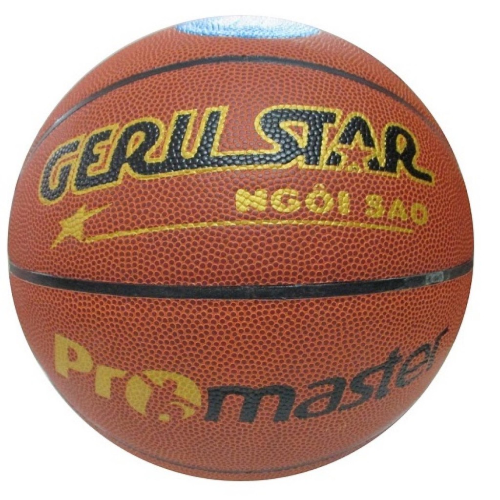 Bóng rổ da size số 7 Geru Star Promaster - trái banh bóng rổ tốt chính hãng Gerustar