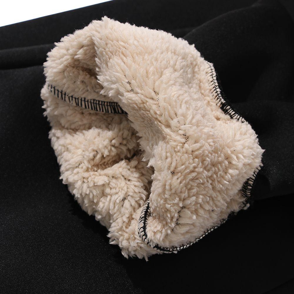 Quần Thể Thao Jogges Chất Liệu Cotton Màu Sắc Trơn Giữ Ấm Mùa Đông