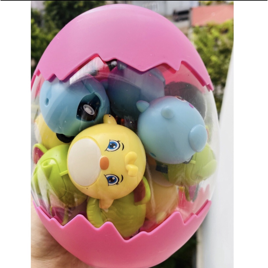 [ Tách lẻ ] Set 20 Con Vật Chạy Đà dễ thương (1 hộp TRỨNG THÚ CHẠY CÓT) chơi vui cho bé